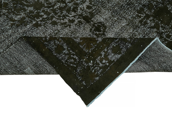 7x11 Vintage Hand-Carved Turkish Rug - 47021