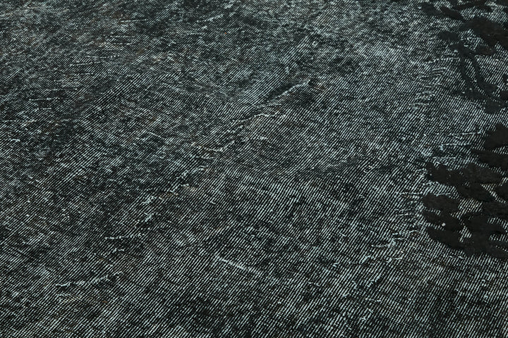 5x9 Vintage Hand-Carved Turkish Rug - 47022