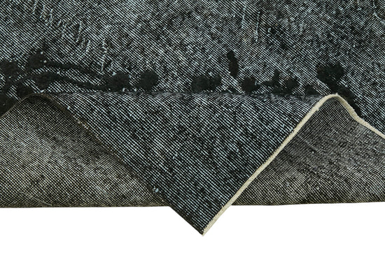 5x9 Vintage Hand-Carved Turkish Rug - 47022