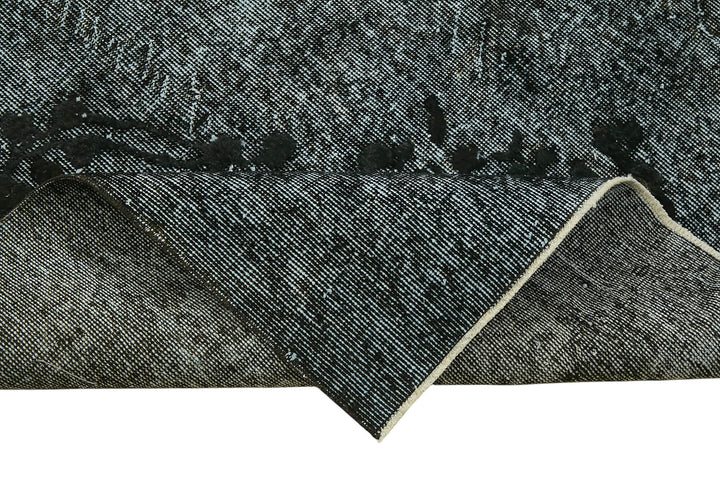 5x9 Vintage Hand-Carved Turkish Rug - 47022