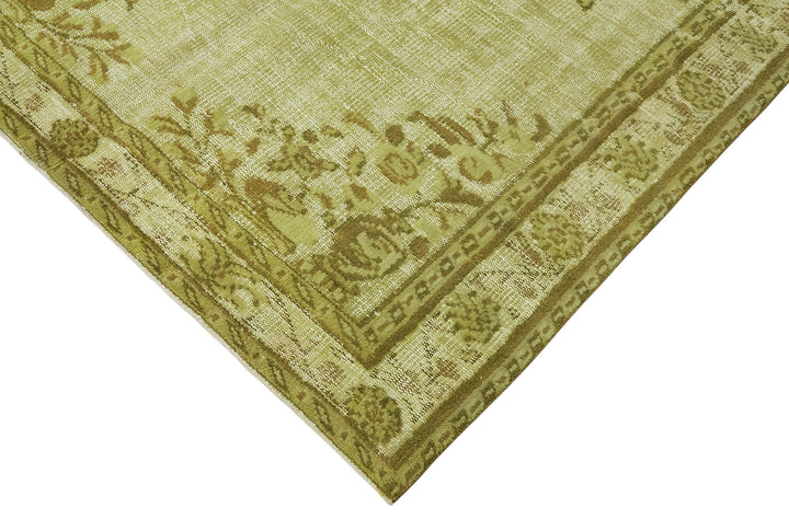 5x9 Vintage Hand-Carved Turkish Rug - 47025