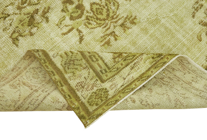 5x9 Vintage Hand-Carved Turkish Rug - 47025