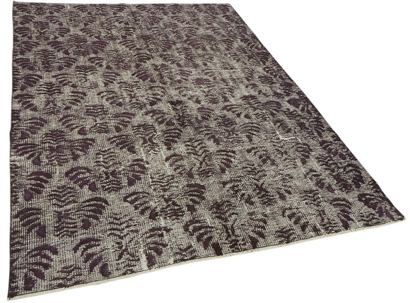 5x8 Vintage Hand-Carved Turkish Rug - 47027