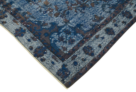 6x9 Vintage Hand-Carved Turkish Rug - 47028