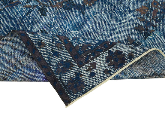 6x9 Vintage Hand-Carved Turkish Rug - 47028