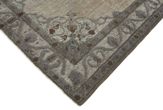 6x9 Vintage Hand-Carved Turkish Rug - 47029