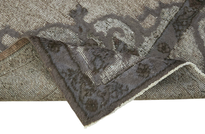 6x9 Vintage Hand-Carved Turkish Rug - 47029