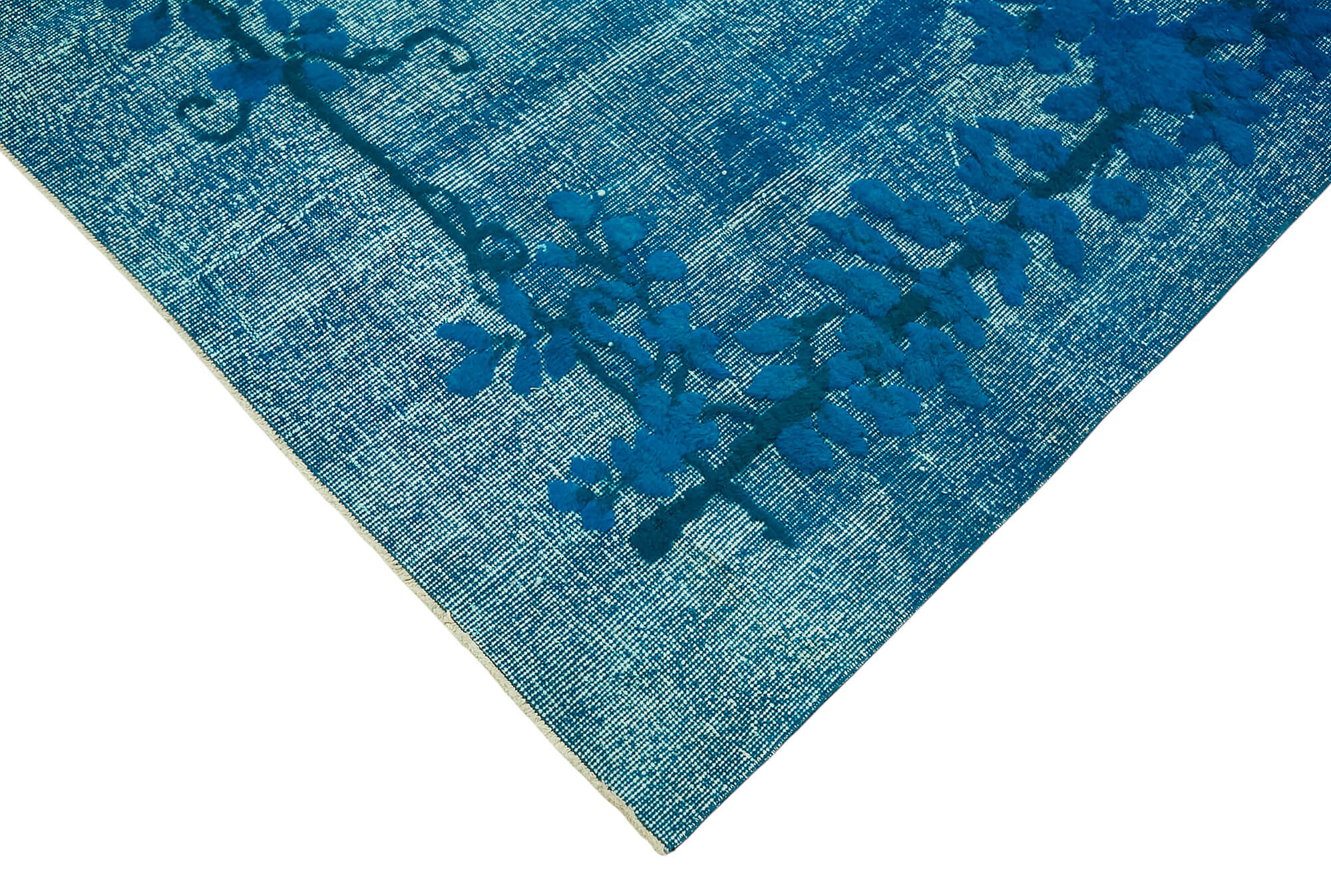 7x10 Vintage Hand-Carved Turkish Rug - 47032