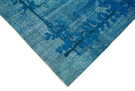 7x10 Vintage Hand-Carved Turkish Rug - 47032