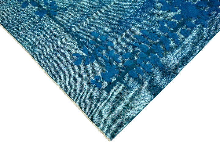 7x10 Vintage Hand-Carved Turkish Rug - 47032