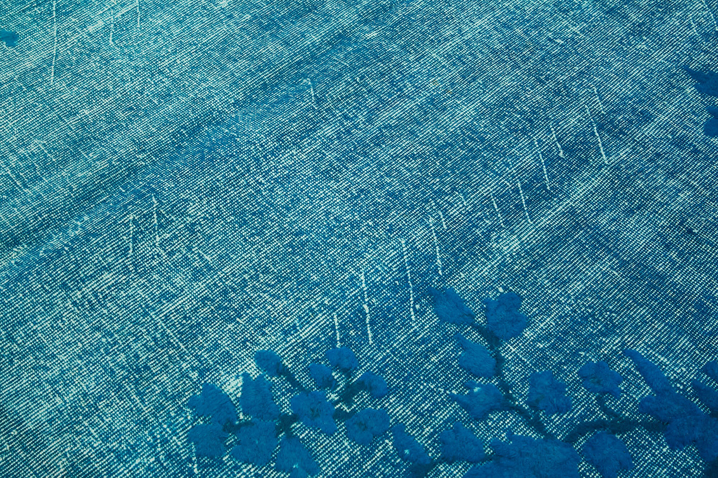 7x10 Vintage Hand-Carved Turkish Rug - 47032