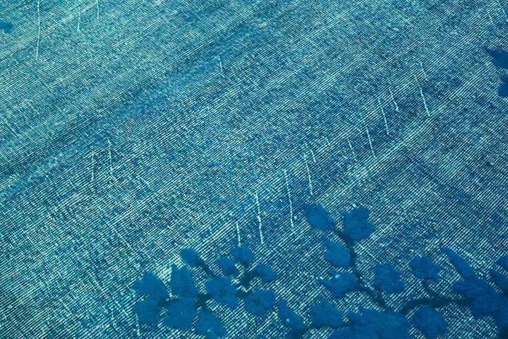 7x10 Vintage Hand-Carved Turkish Rug - 47032