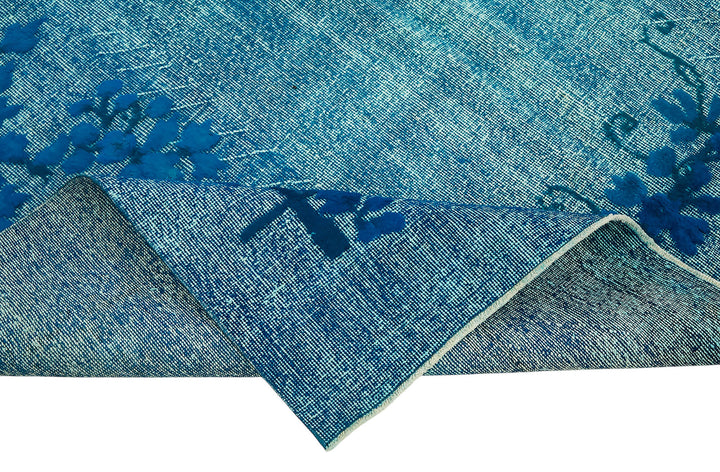 7x10 Vintage Hand-Carved Turkish Rug - 47032