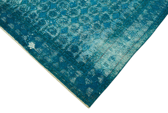 6x9 Vintage Hand-Carved Turkish Rug - 47033