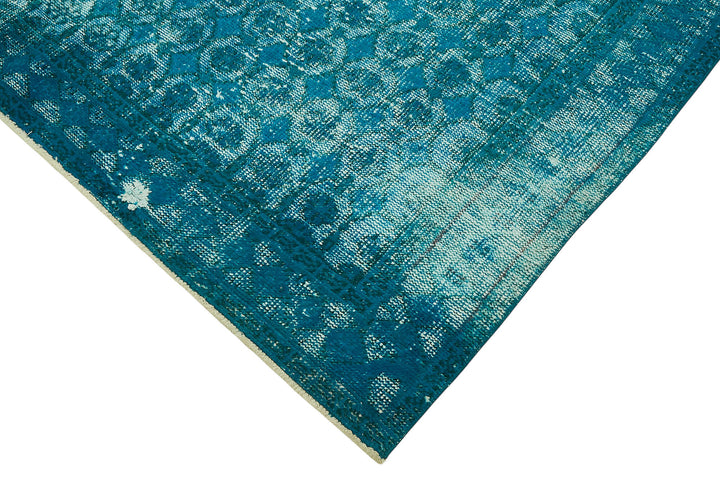 6x9 Vintage Hand-Carved Turkish Rug - 47033