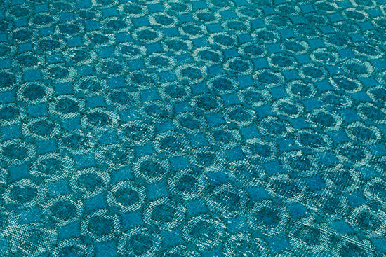 6x9 Vintage Hand-Carved Turkish Rug - 47033