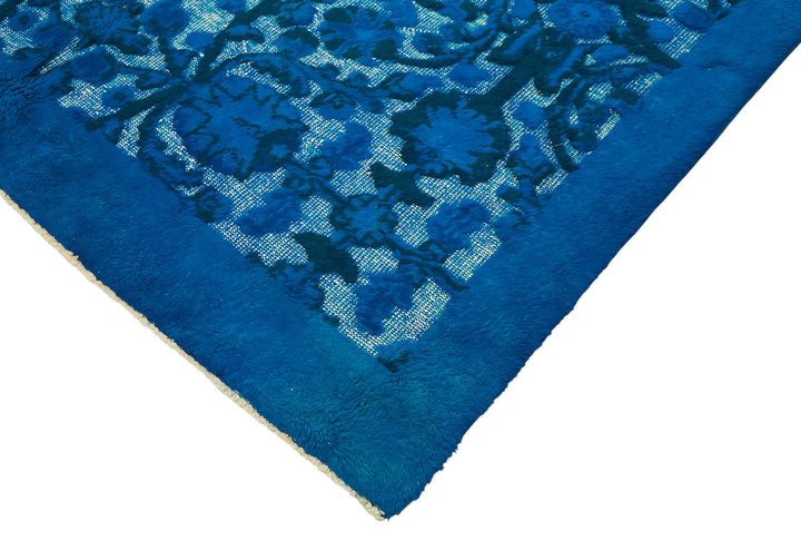 6x9 Vintage Hand-Carved Turkish Rug - 47036