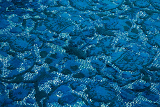 6x9 Vintage Hand-Carved Turkish Rug - 47036