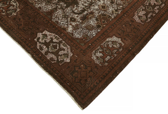 7x10 Vintage Hand-Carved Turkish Rug - 47042