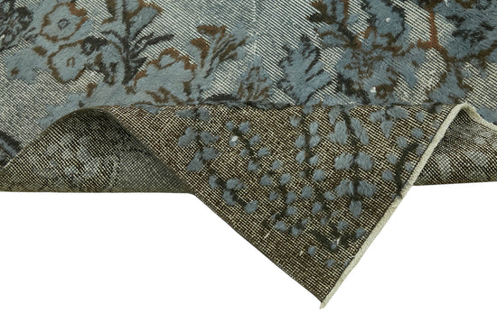 5x9 Vintage Hand-Carved Turkish Rug - 47044