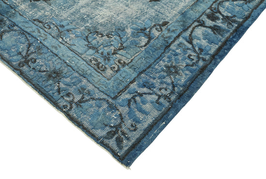 7x10 Vintage Hand-Carved Turkish Rug - 47049