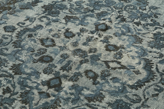 6x10 Vintage Hand-Carved Turkish Rug - 47051