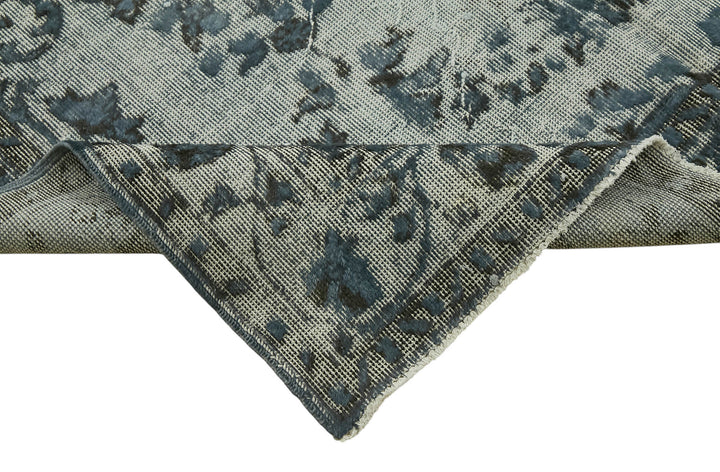 6x10 Vintage Hand-Carved Turkish Rug - 47051