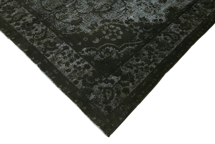 6x10 Vintage Hand-Carved Turkish Rug - 47052