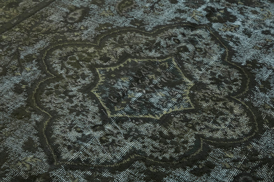 6x10 Vintage Hand-Carved Turkish Rug - 47052