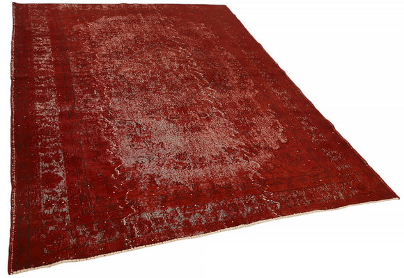 6x10 Vintage Hand-Carved Turkish Rug - 47053