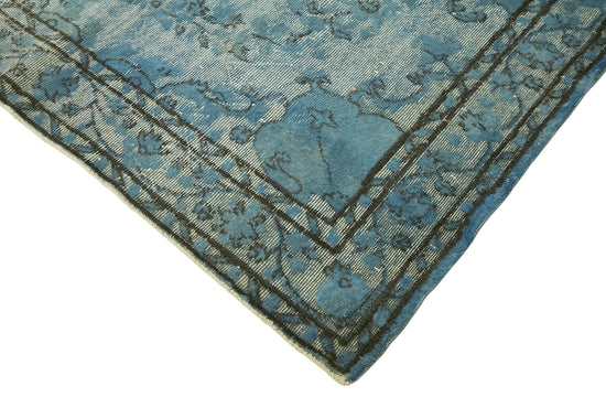 6x10 Vintage Hand-Carved Turkish Rug - 47057