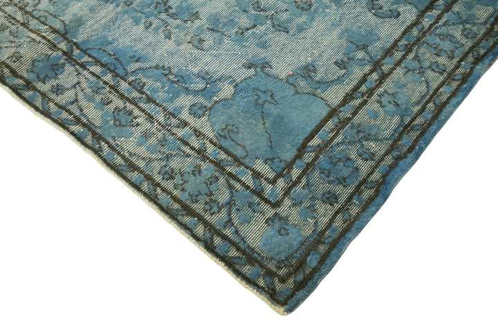 6x10 Vintage Hand-Carved Turkish Rug - 47057