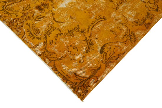 6x8 Vintage Hand-Carved Turkish Rug - 47059