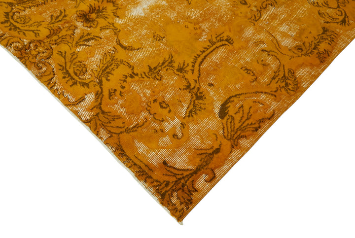 6x8 Vintage Hand-Carved Turkish Rug - 47059