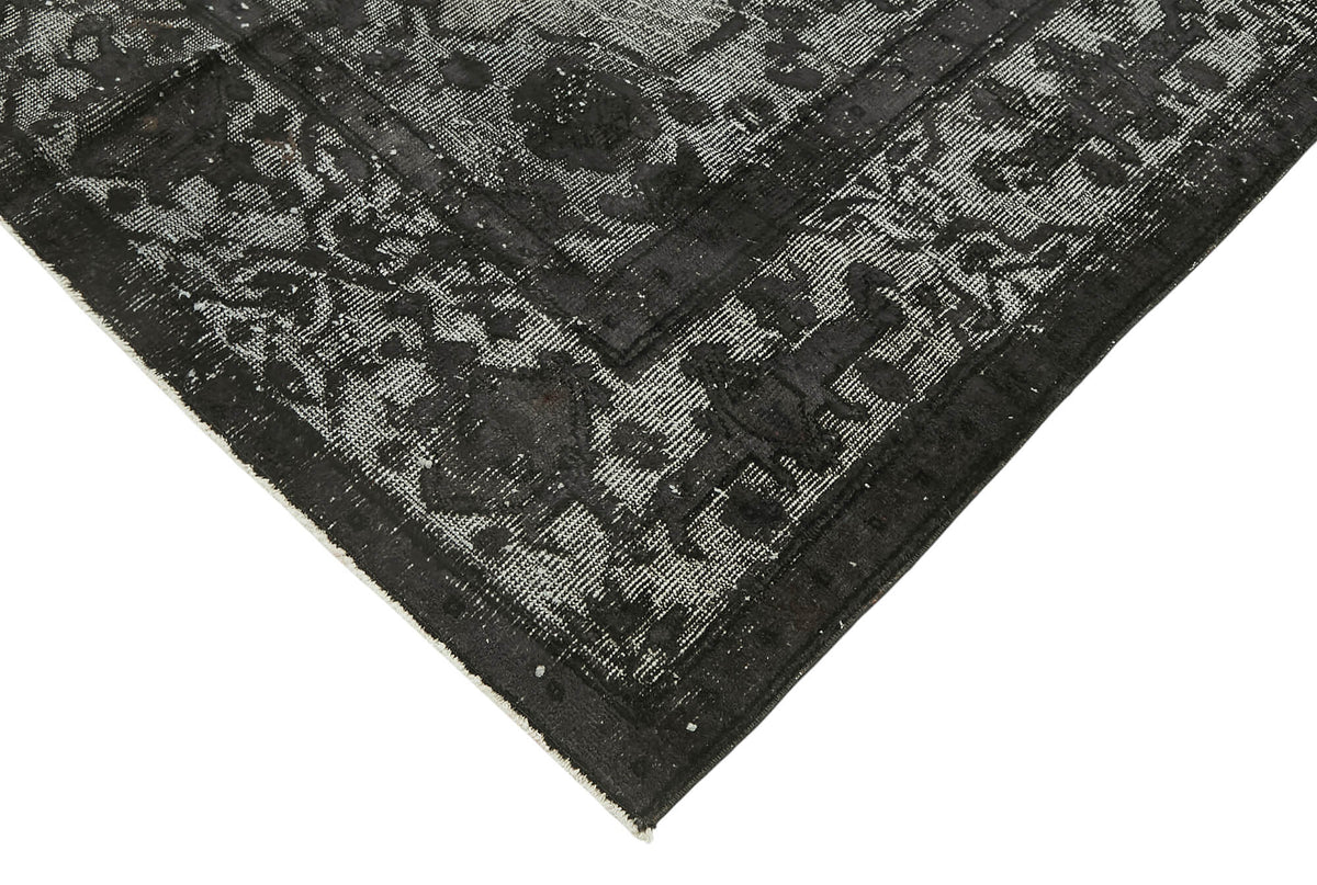 6x10 Vintage Hand-Carved Turkish Rug - 47061