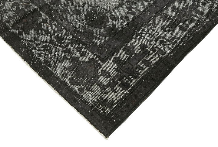 6x10 Vintage Hand-Carved Turkish Rug - 47061