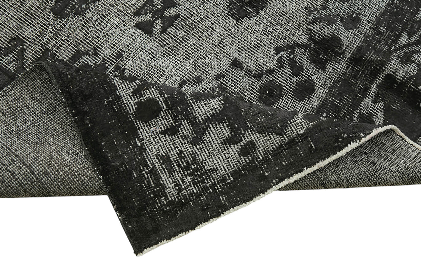 6x10 Vintage Hand-Carved Turkish Rug - 47061