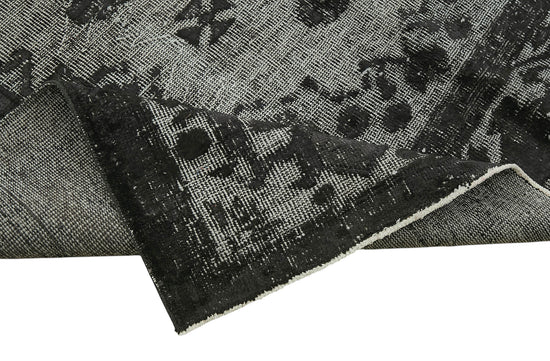 6x10 Vintage Hand-Carved Turkish Rug - 47061