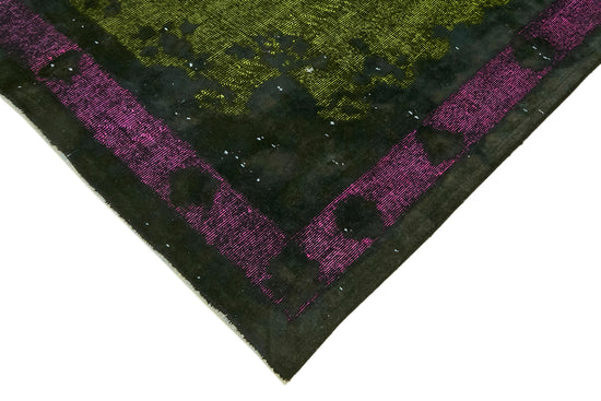 5x9 Vintage Hand-Carved Turkish Rug - 47065