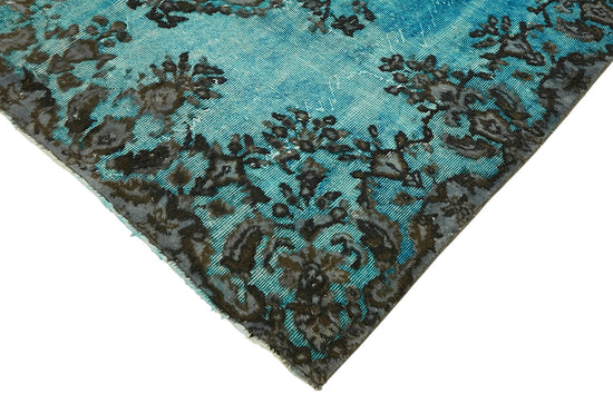 6x9 Vintage Hand-Carved Turkish Rug - 47066