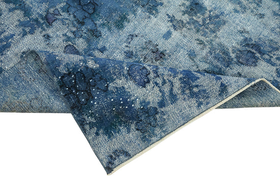 5x9 Vintage Hand-Carved Turkish Rug - 47067