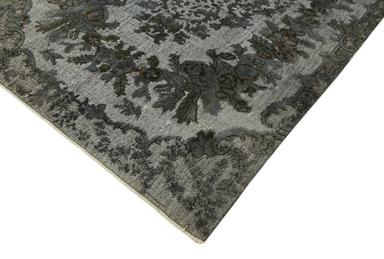 5x8 Vintage Hand-Carved Turkish Rug - 47079