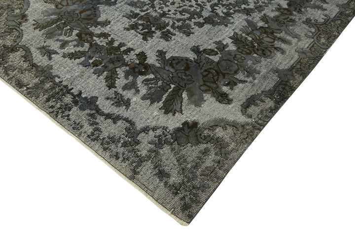 5x8 Vintage Hand-Carved Turkish Rug - 47079