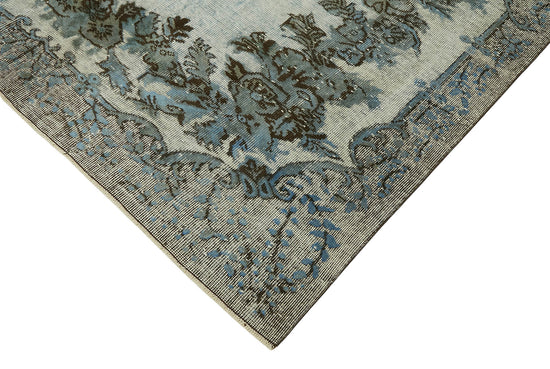 6x9 Vintage Hand-Carved Turkish Rug - 47085