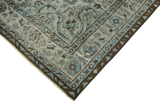 5x9 Vintage Hand-Carved Turkish Rug - 47087