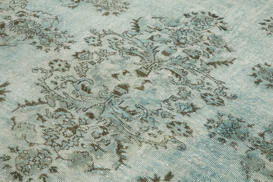 7x10 Vintage Hand-Carved Turkish Rug - 47090