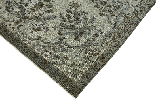 5x9 Vintage Hand-Carved Turkish Rug - 47091