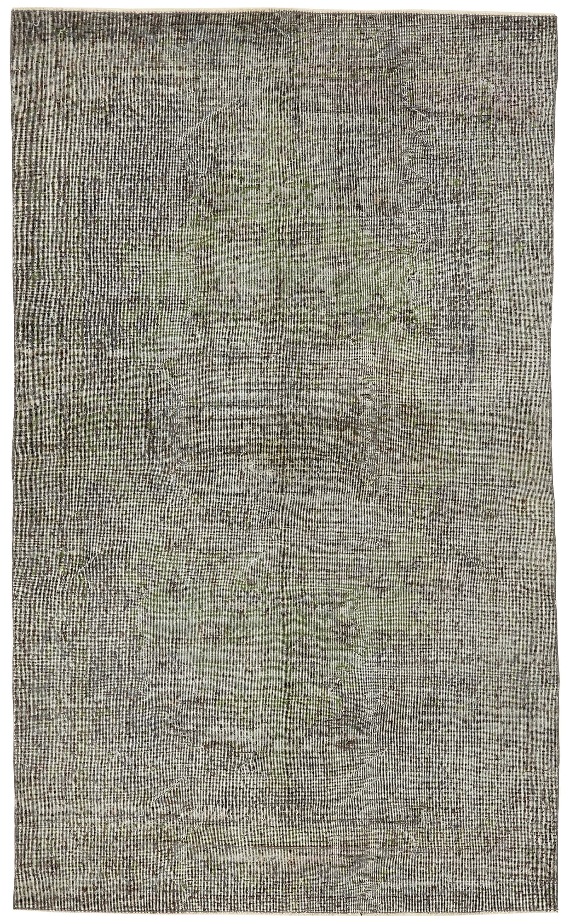 5x8 Vintage Hand-Carved Turkish Rug - 47093