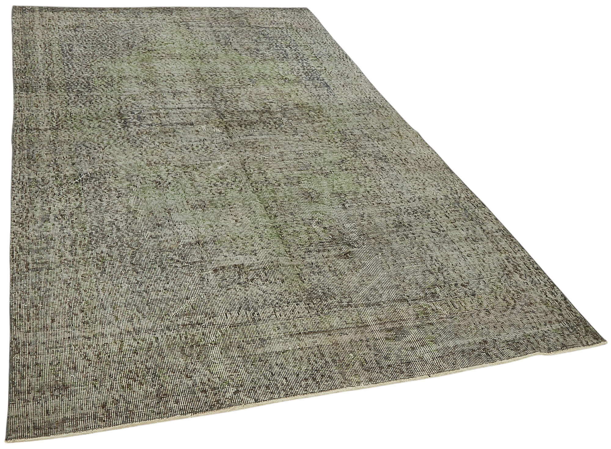 5x8 Vintage Hand-Carved Turkish Rug - 47093