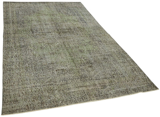 5x8 Vintage Hand-Carved Turkish Rug - 47093